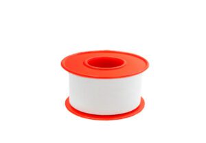 Cinta de vendaje rígida para dedos (2,5cm de ancho, por 5 Mt de largo).